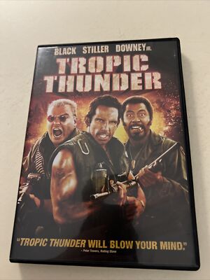 Tropic Thunder DVD, 2008 Ben Stiller, Jack Black, Robert Downey Jr
