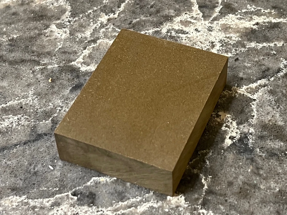 Hoja Torlon 5530 .68"x2"x2.63", Duratron, relleno de vidrio, poliamideimida  Foto 2 de 3