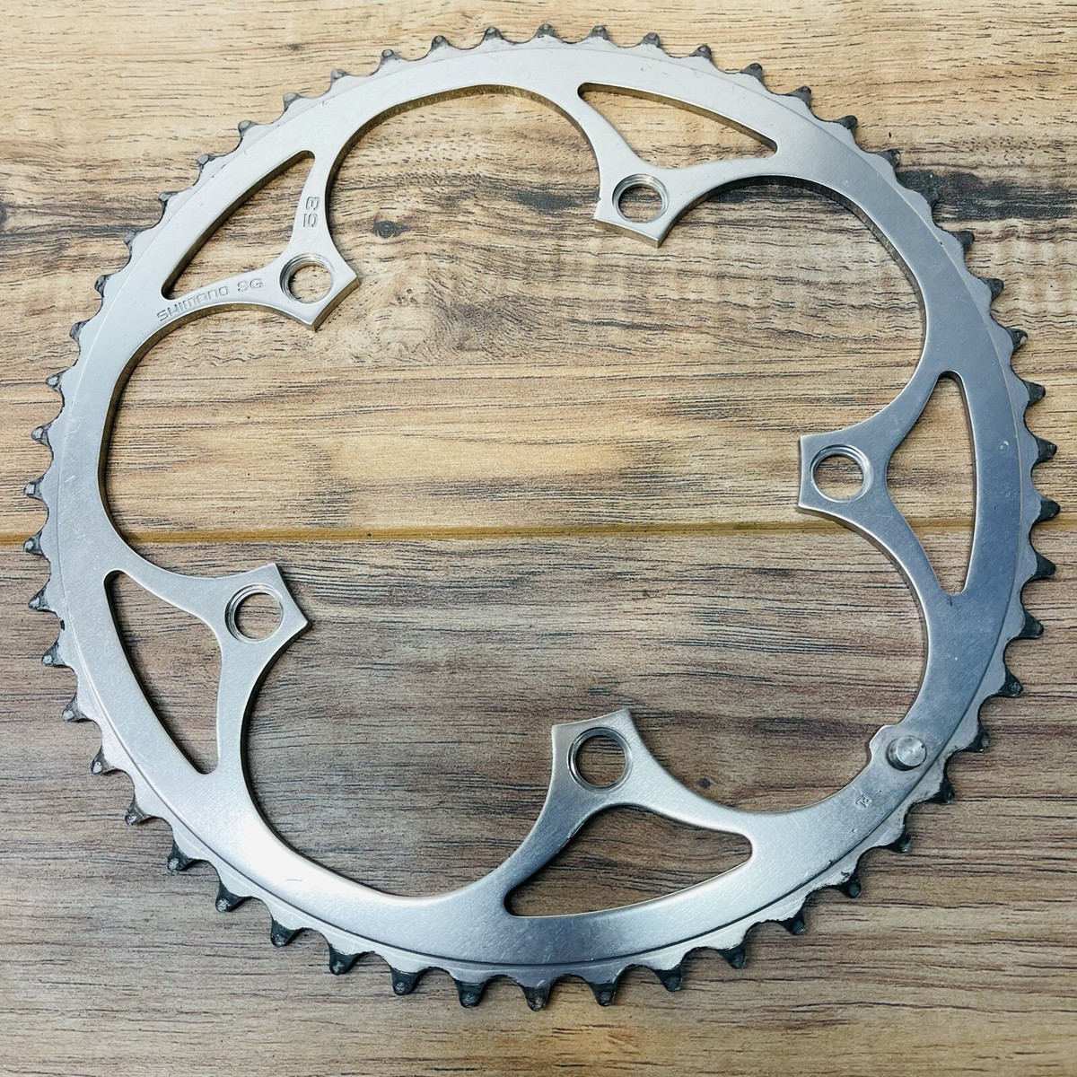 Vintage Shimano 105 Chainring 52 Tooth 130 BCD SG A-52 Black 52t 9s