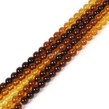 Natural Amber Loose Beads Jewelry Making DIY Bracelet Necklace Earrings 16 inch