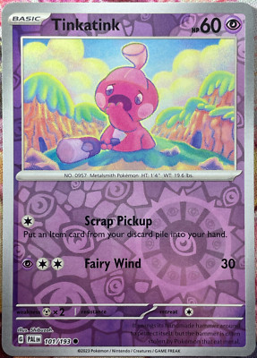 Tinkatink Reverse Holo - 101/193 - Paldea Evolved Pokemon 2023