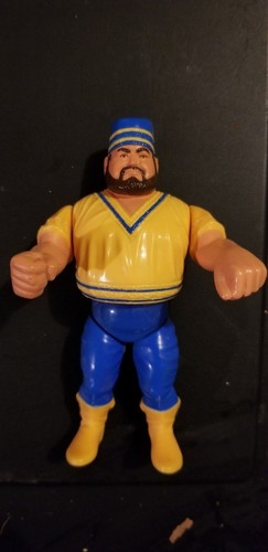 Vintage WWF Hasbro Titan Sports 1990 Akeem 4 actio...