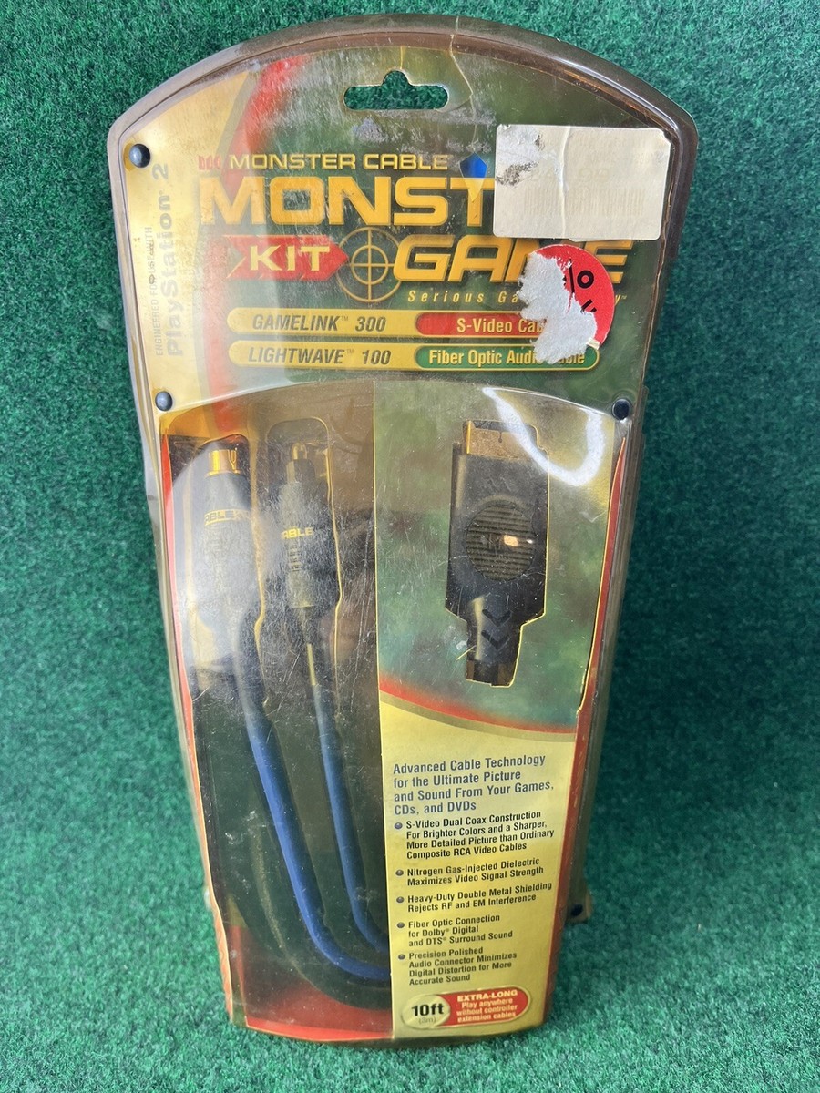 NEW Blue Official OEM MONSTER Gamelink 300 Cables for NEW Blue Official OEM MONSTER Gamelink 300 Cables for
