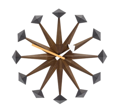 George Nelson Polygon Designer Clock Genelic