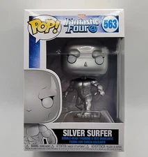 Funko Pop! Vinyl: Fantastic Four - Silver Surfer #563 W/ Pop Protector 