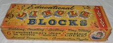 Vintage Jingle Blocks - A Joy Toy with box and instructions