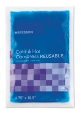 McKesson Hot / Cold Pack, Large, Reusable, 6.75 X 10-1/2 Inch, Pack of 4