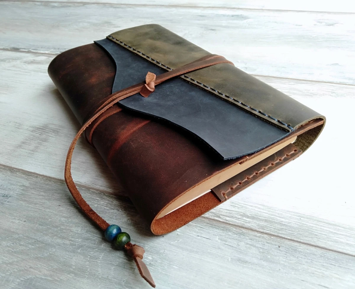 Leather Book Cover Leather Journal Case Journal Cover Notebook Case Bible  Cover