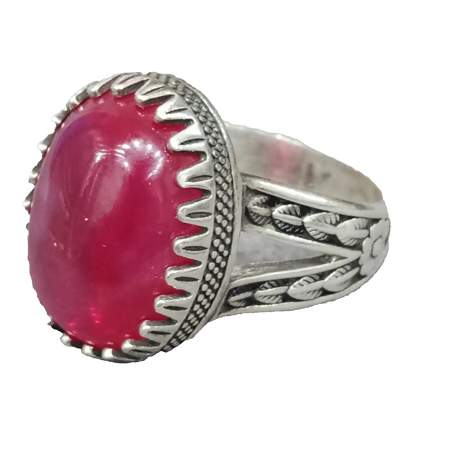 Ruby Stone 13 Ring Rings for Men