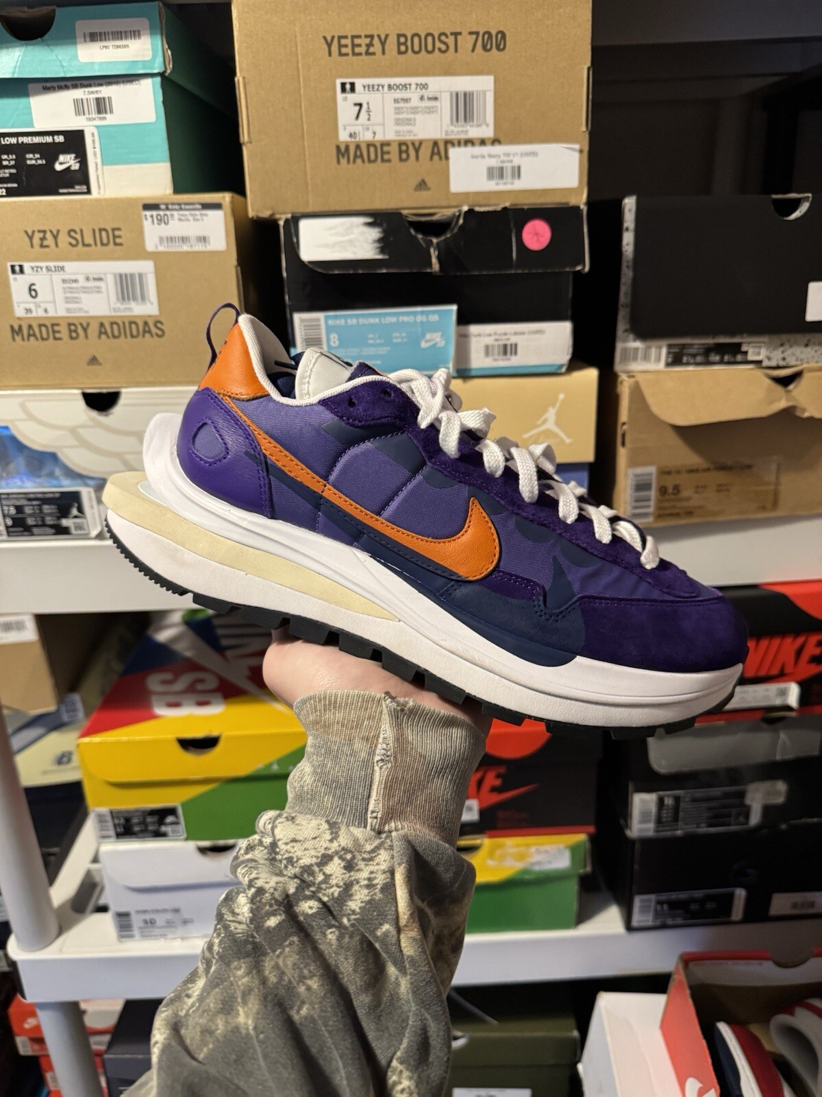 SACAI X NIKE Taglia 9 5 Nike sacai x VaporWaffle Dark Iris nuove di zecca