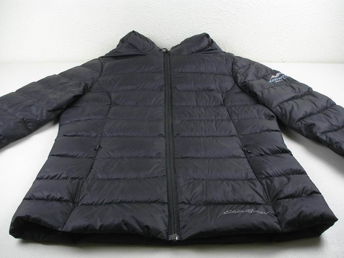 Doudoune Eddie Bauer Femme - M Noir - Légère, Capuche, Duvet - Excellent état