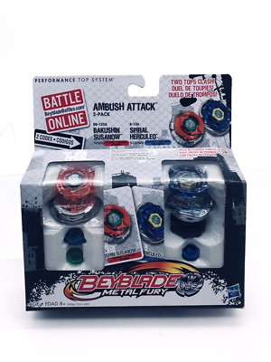 Hasbro Beyblade Metal Fury 2-Pack BB-122A Bakushin Susanow B-126