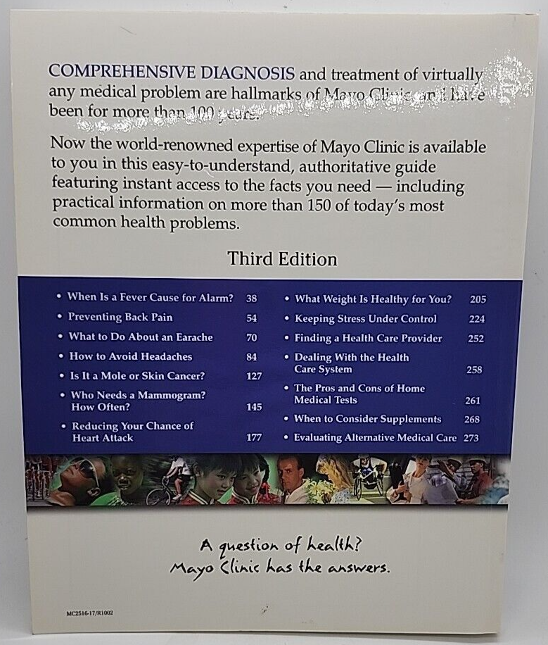 Mayo Clinic Guide to Self-Care: Answers 9781893005303| eBay