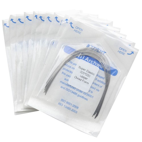 Dental Orthodontic Arch Wire Wires Oval Form Stainless Steel Round/Rectangular - Photo 189/208