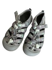 Keen Newport h2 Big Kids Size 3 Steel Grey Glow in the dark Sport Sandals