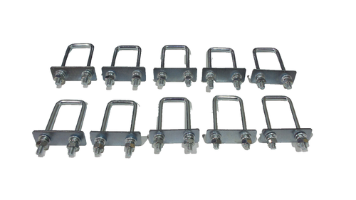 10x Colliers en U Crochets D'Arrimage la Sécurisation Du Chargement D'Amarrage - Photo 2 sur 5