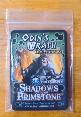 Shadows of Brimstone Odin's Wrath Norse Lands Encounters Card Supplement Pack