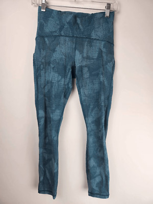 Lululemon Train Times Leggings Blue Size 6.