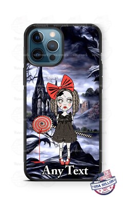 Happy Halloween Mansion Scary Doll Phone Case For iPhone 14 Samsung A14 Google