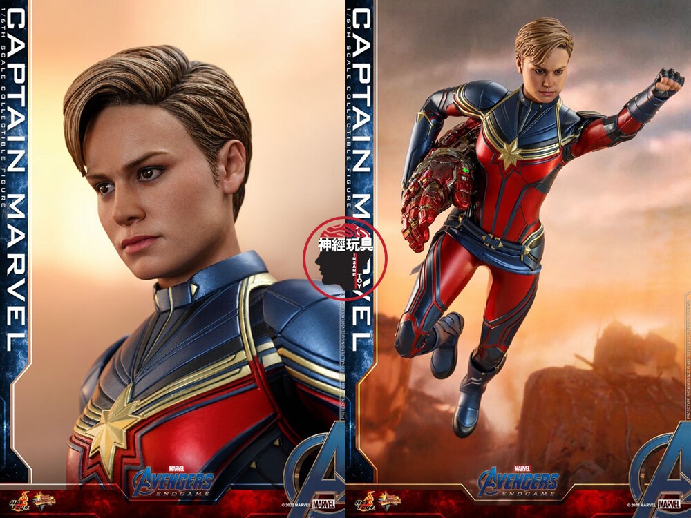 HOT TOYS MMS575 1/6 AVENGERS: ENDGAME CAPTAIN MARVEL ACTION FIGURE