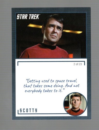 2020 STAR TREK TOS ARCHIVES & INSCRIPTIONS SCOTTY #5 VARIATION #2 OF 23