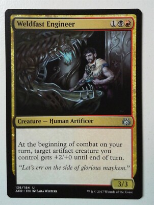 Weldfast Engineer *PLAYSET* Magic MtG x4 Aether Revolt