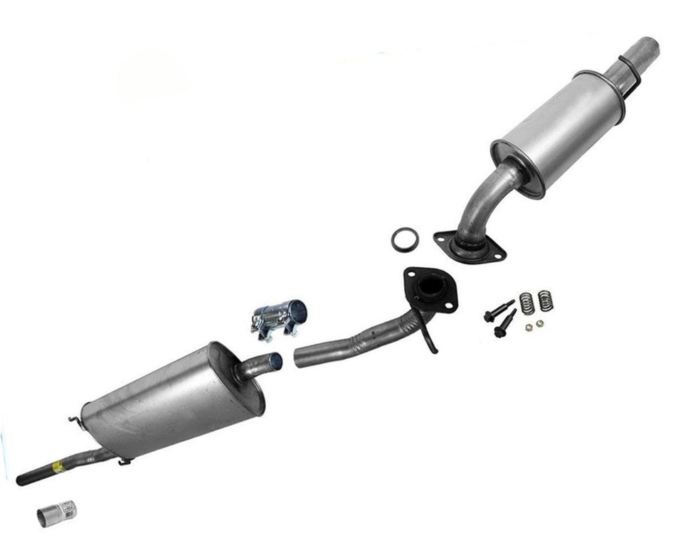 Exhaust System Middle Pipe Muffler For 2004 2005 2006 2007 Toyota ...
