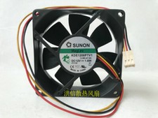 SUNON KDE1208PTV1 DC12V 1.6W 8025 80mm chassis power cooling fan 3pin