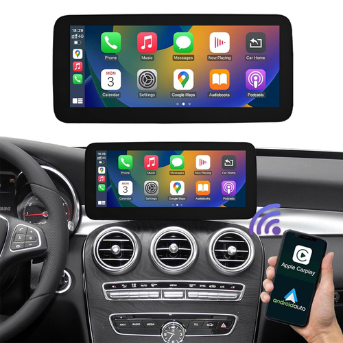 12.3” Linux Car Multimedia Screen for Mercedes Benz C GLC V Class W205 W447 NTG5 - Foto 1 di 8