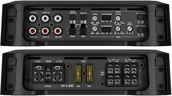 Amplificatore Auto HERTZ DP4.300 Compact Power 840W 4 Canali Nuovo spl SQL - Immagine 2 di 4