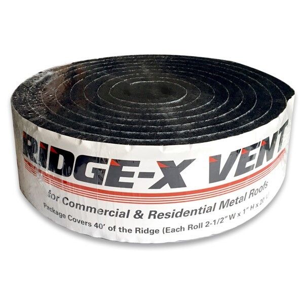 Hip /& Valley RIDGE-X Vent Sealing Foam for Metal//Residential Roofing