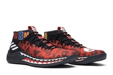 adidas A Bathing Ape x Dame 4 Red Camo for Sale | Authenticity
