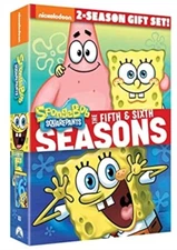 SPONGEBOB SQUAREPANTS FIFTH AND SIXTH SEASONS New DVD 2-Season Gift Set 5 6