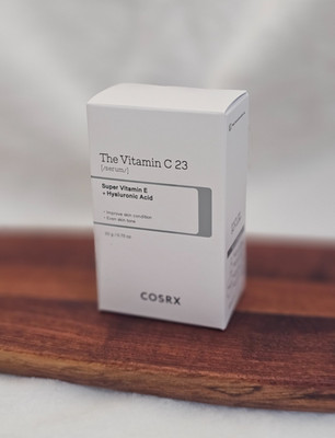 COSRX Pure Vitamin C 23% Serum with Vitamin E & Hyaluronic Acid, Hydrating Facia
