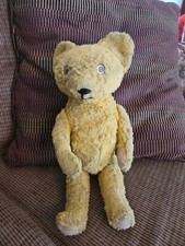 Vintage 1900's Jointed Mohair Teddy Bear In Great Condition KM