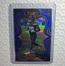 Panini 2025 Select Julian Love #315 Suite Level Blue Prizm /99 Seahawks NFL