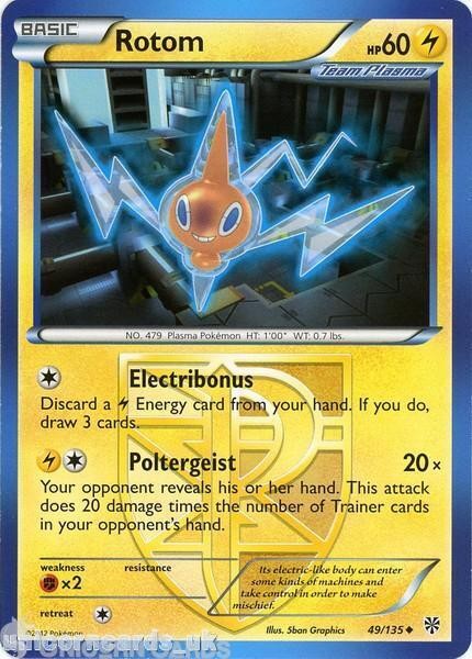 Rotom 49/135 LBD Uncommon Mint Pokemon Card
