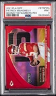 2021 PANINI PLAYOFF BEHIND THE NUMBERS RED #BTNPMA PATRICK MAHOMES II PSA 9