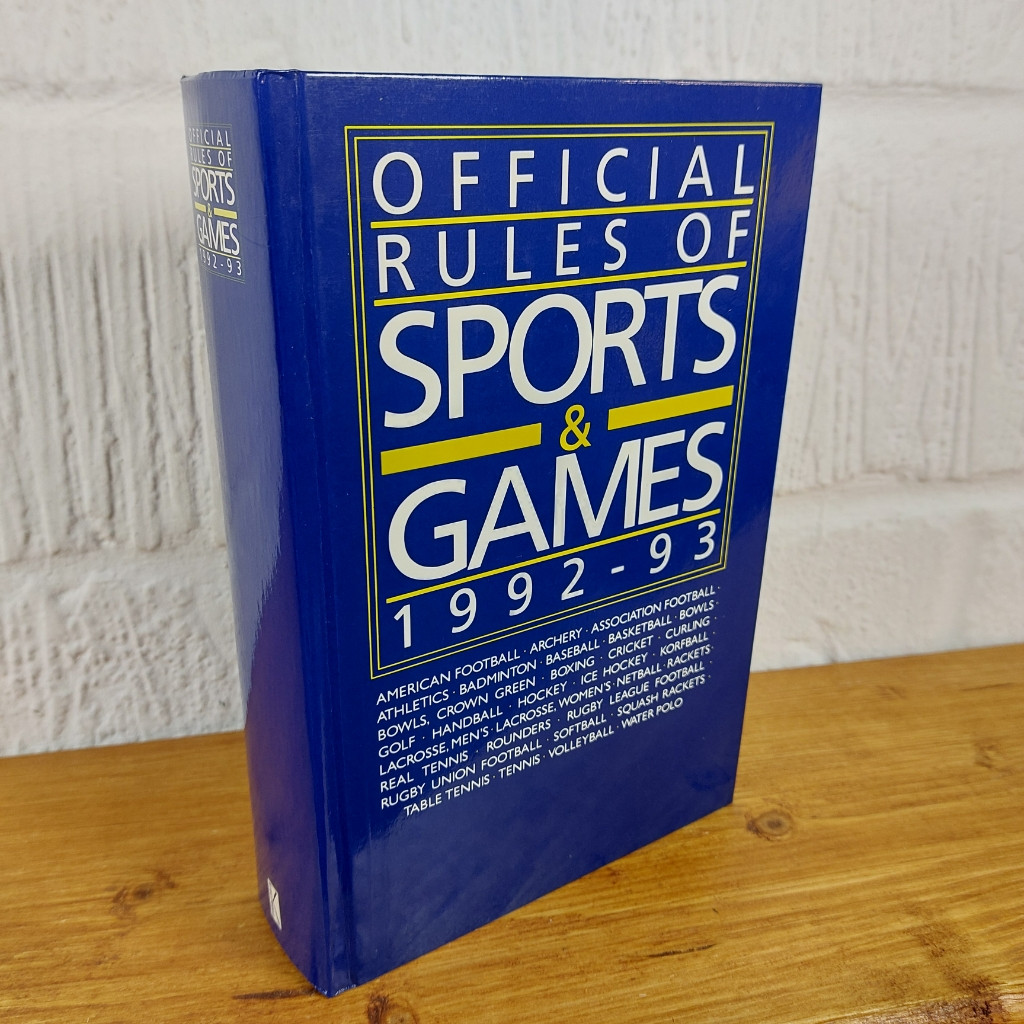 Official Rules of Sports & Games, 1992-93 — Tony Pocock