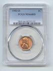 1953-D Lincoln Wheat Cent, PCGS MS-66 RD, Full Original Mint Red