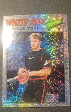 2026 Topps Heritage - Kyle Teel #182 Chrome Silver Sparkle Refractor (RC)