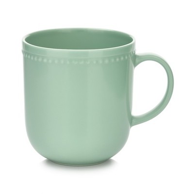 AMBITION Kaffeebecher Kaffeetasse Becher Teebecher Porzellan Perline 380ml grün 