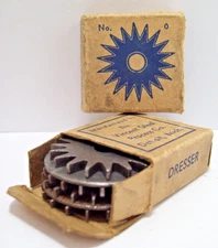 Vincent Steel Process Co. Dresser Cutters For Huntington Emery Wheel No. 0