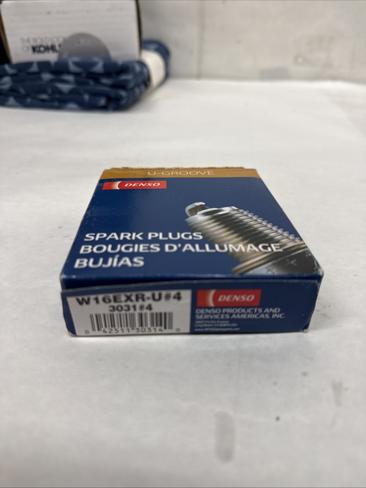 Denso 3031 W16EXR-U U-Groove Spark Plug Set of 4