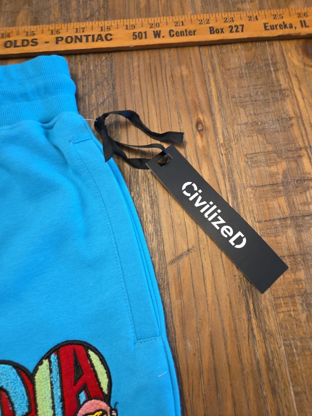 civilized bear Mula sweatpants size 3XL Light Blue