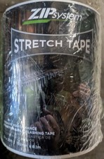 Huber ZIP System Linered Stretch Flashing Tape 6" x 20' Composite Acrylic Black