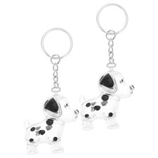 2 Pcs Dog Remembrance Gift Pet Memorial Keychain Cat Hair Keepsake