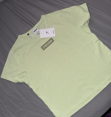 Gymshark Block Crop Top / Salbeigrün / Größe S