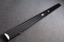 1 Piece Extra Long Aluminium 61 inch Snooker Cue Case with 3 Sections in Black
