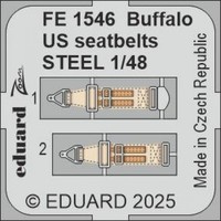 Buffalo Us Seatbelts Steel Tamiya / 1:48 - Eduard FE1546